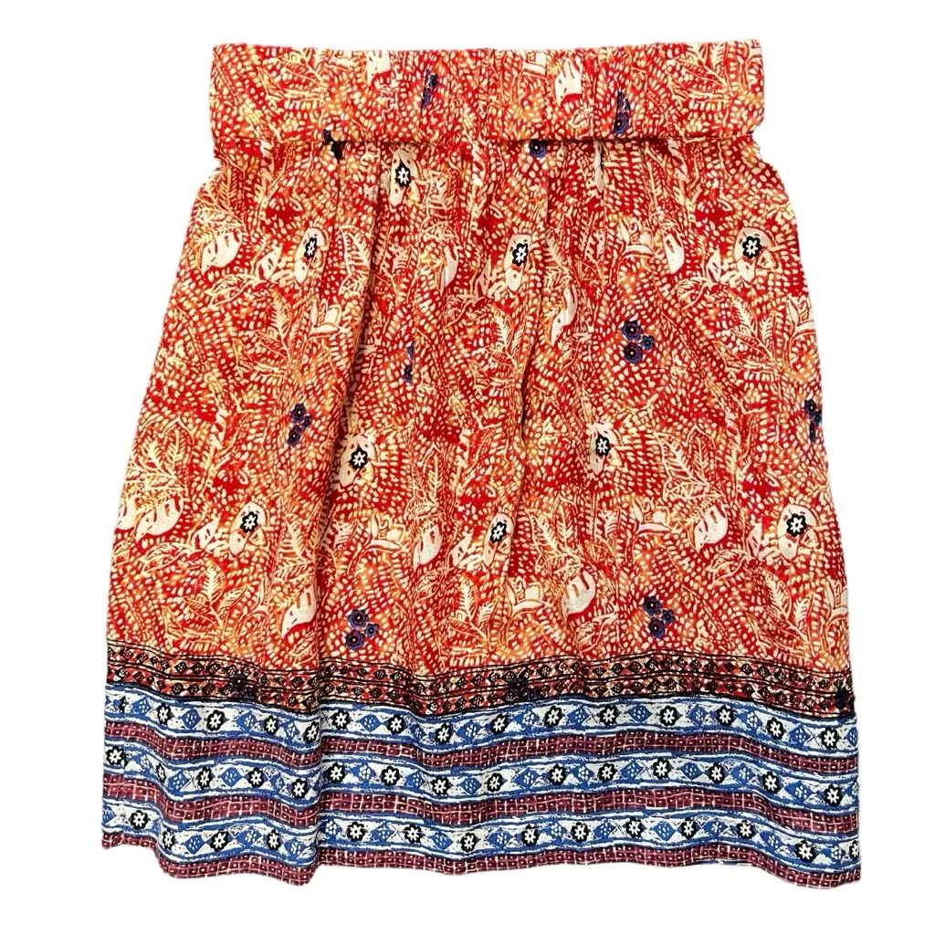 CAbi Abstract Print Mini Skirt Size XS - Image 2
