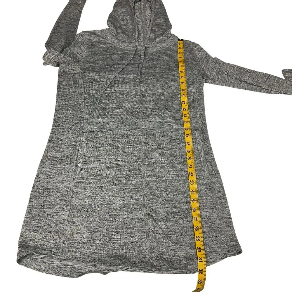 90 Degrees by Reflex Women's Hoodie Sweater Dress‎ Gray Size M Pockets Size M - Image 11