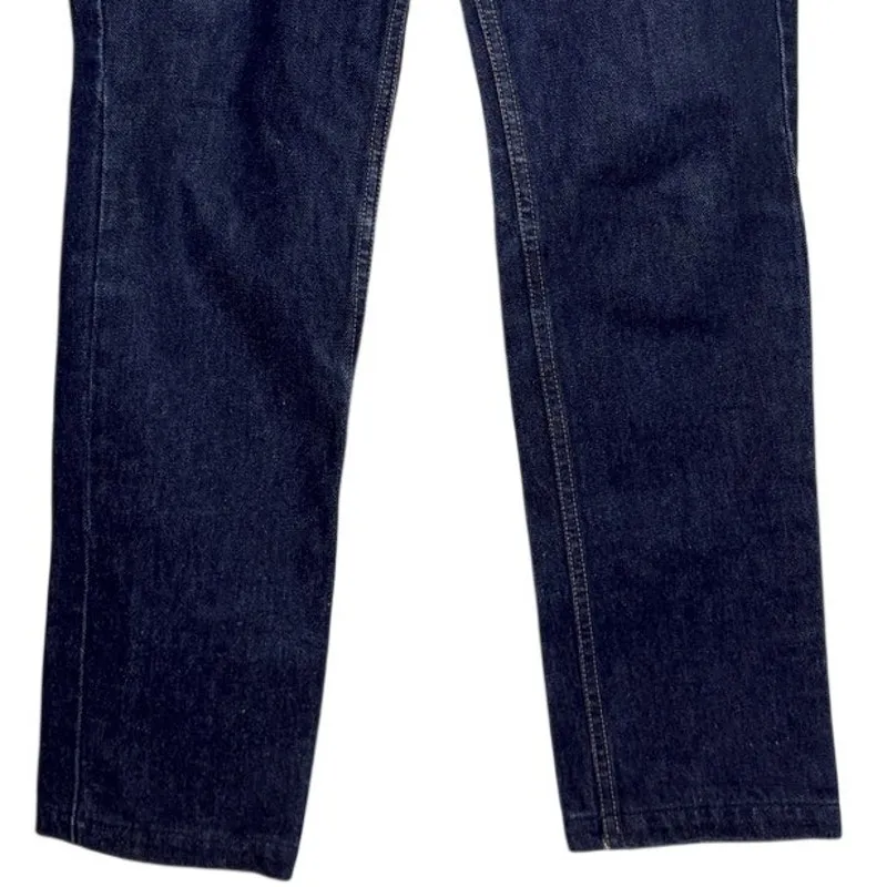 Guess Vintage Original Fit Classic Narrow Leg High Rise Denim Jean 29 Dark Wash - Image 3