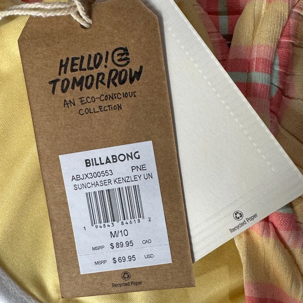 Billabong Medium (10) Sunchaser Kenzley Bikini Top Underwire UPF 50 Lined New - Image 12