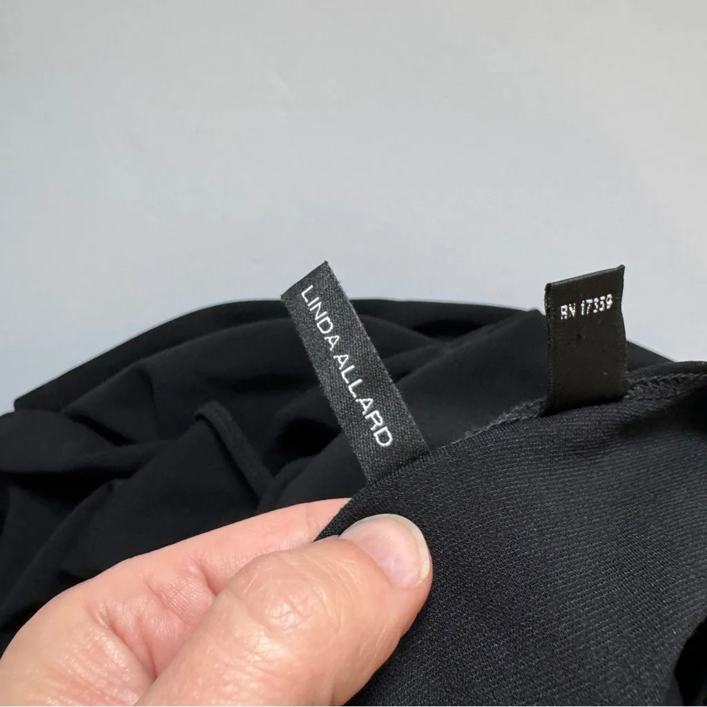 Ellen Tracy Black WrapV-Neck Bodysuit Size 6 - Image 7