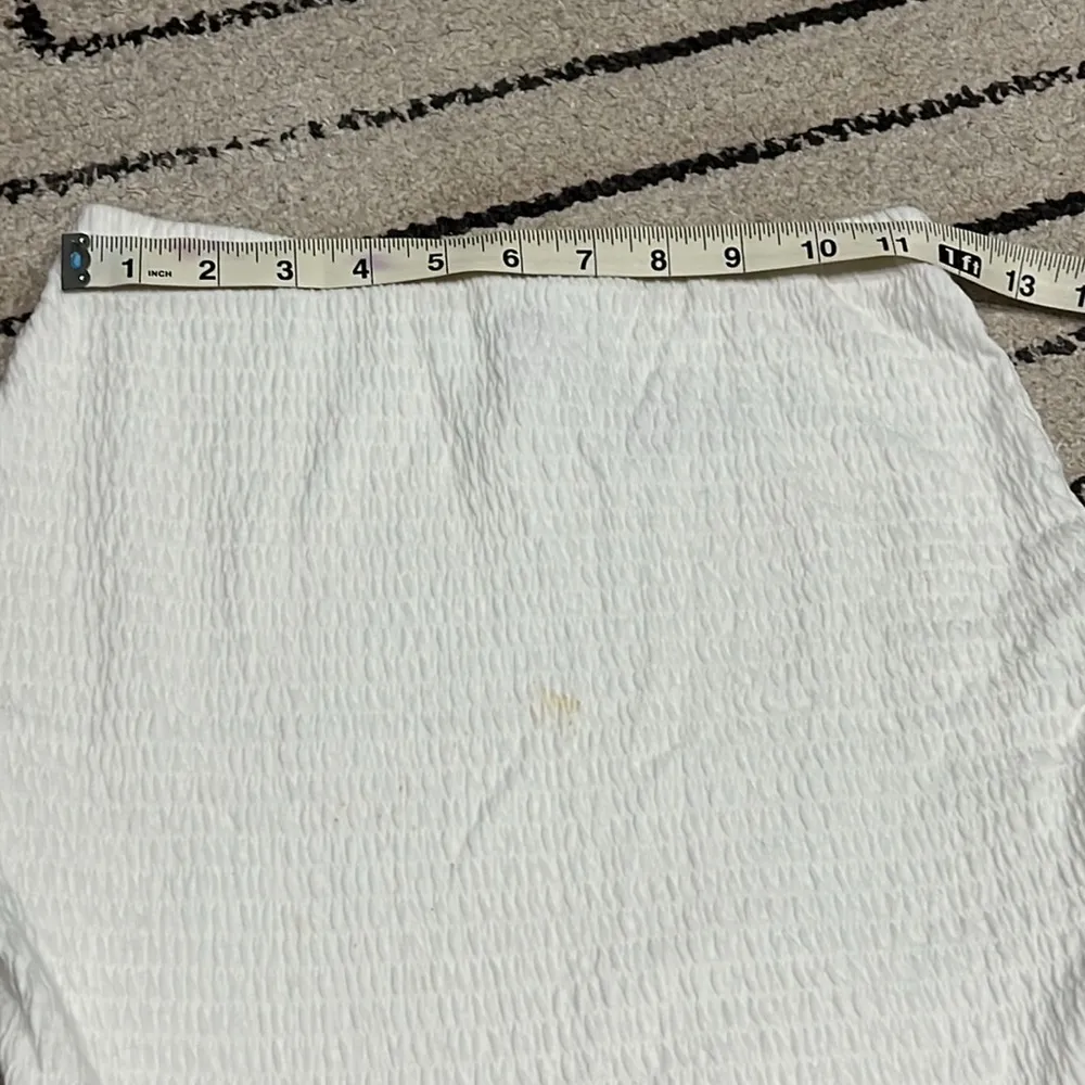 White Textured Women's Skirt - Image 3