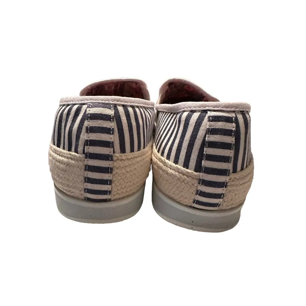 Chinese Laundry Blue And White Stripe Espadrilles‎ Womens Size 8  EU 38.6 #S73-5 - Image 9