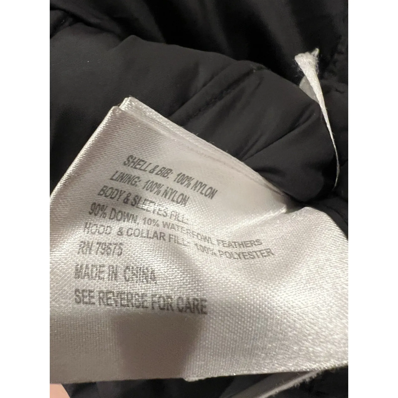 Michael Kors Black MK Packable Mid-Length Puffer Coat Designer Jacket Large - Image 6