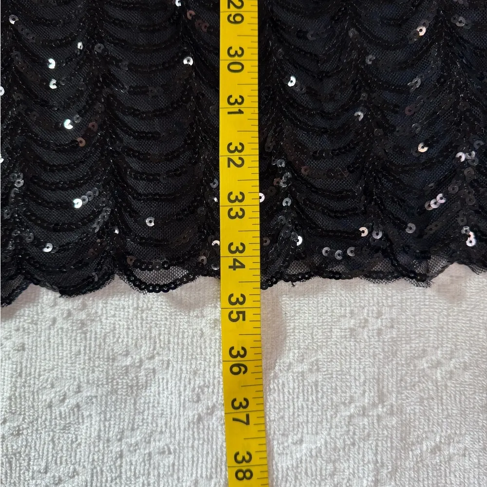 Lulus Elegant Black Sequin Dress - Image 6