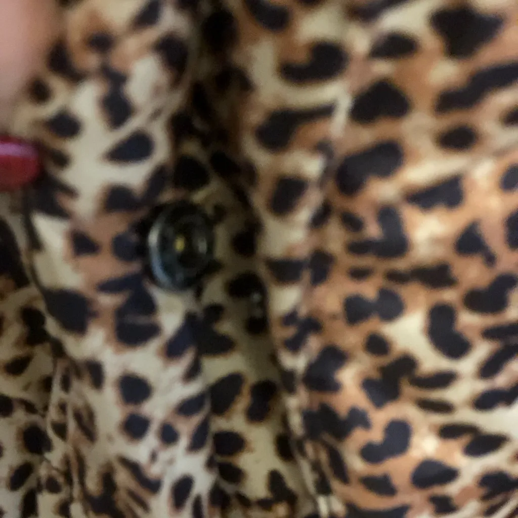 Francesca's Collections Animal Print Puffer Jacket Brown - Image 7