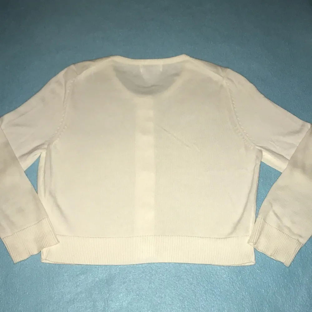 CALVIN KLEIN cardigan long sleeve button up sweater NEW vintage size M - Image 2