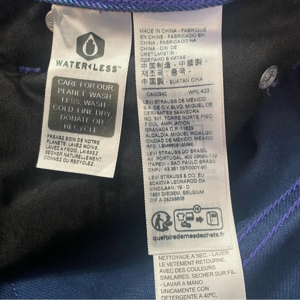 Levi's Candy Coated RibCage Straight Ankle Jeans 28 - Image 9