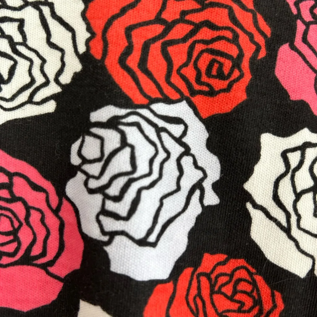 Jones New York Roses Floral T Shirt Pink Red Size 3X - Image 5