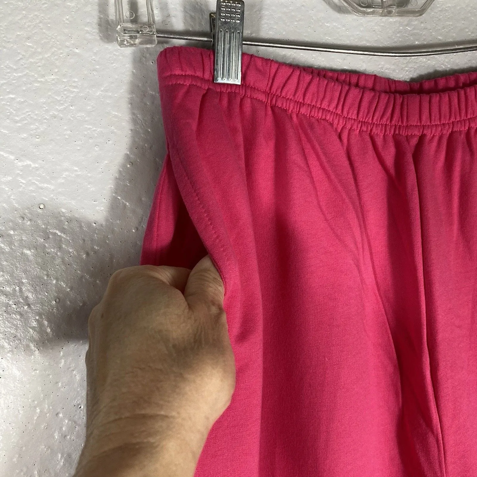 Stan Herman Sweater Knit Tunic Legging Lounge Set S Embroidered Resort Vacation Pink - Image 5