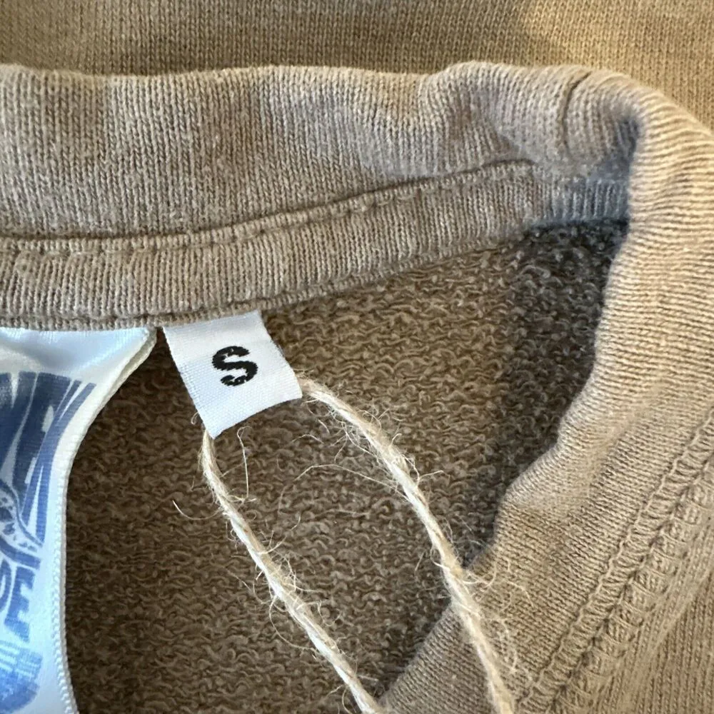 Anvil Hotel Sweatshirt x Jungmaven Size S Coyote Brown Organic Cotton Hemp - Image 8