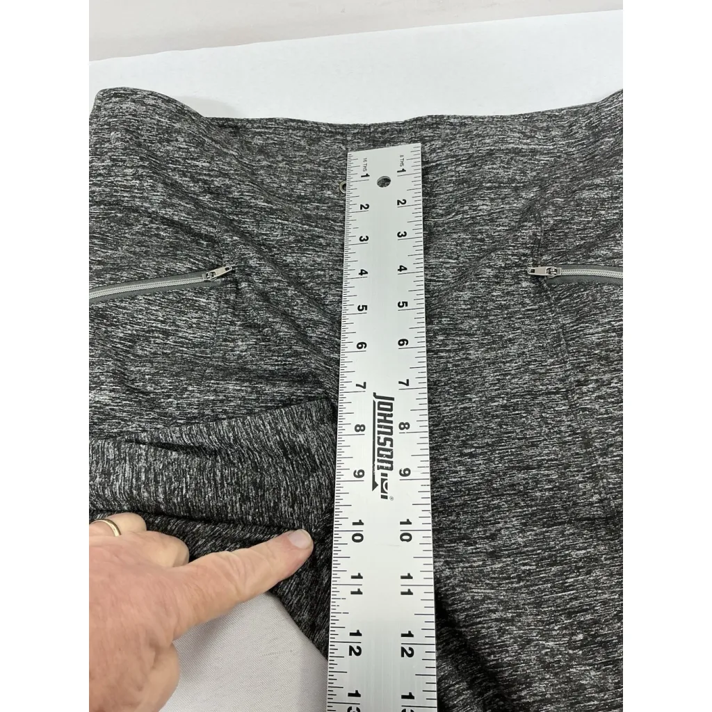 Womans Active Life Pull On Athletic Capri Pants Large Black Elastic Waist - Image 6