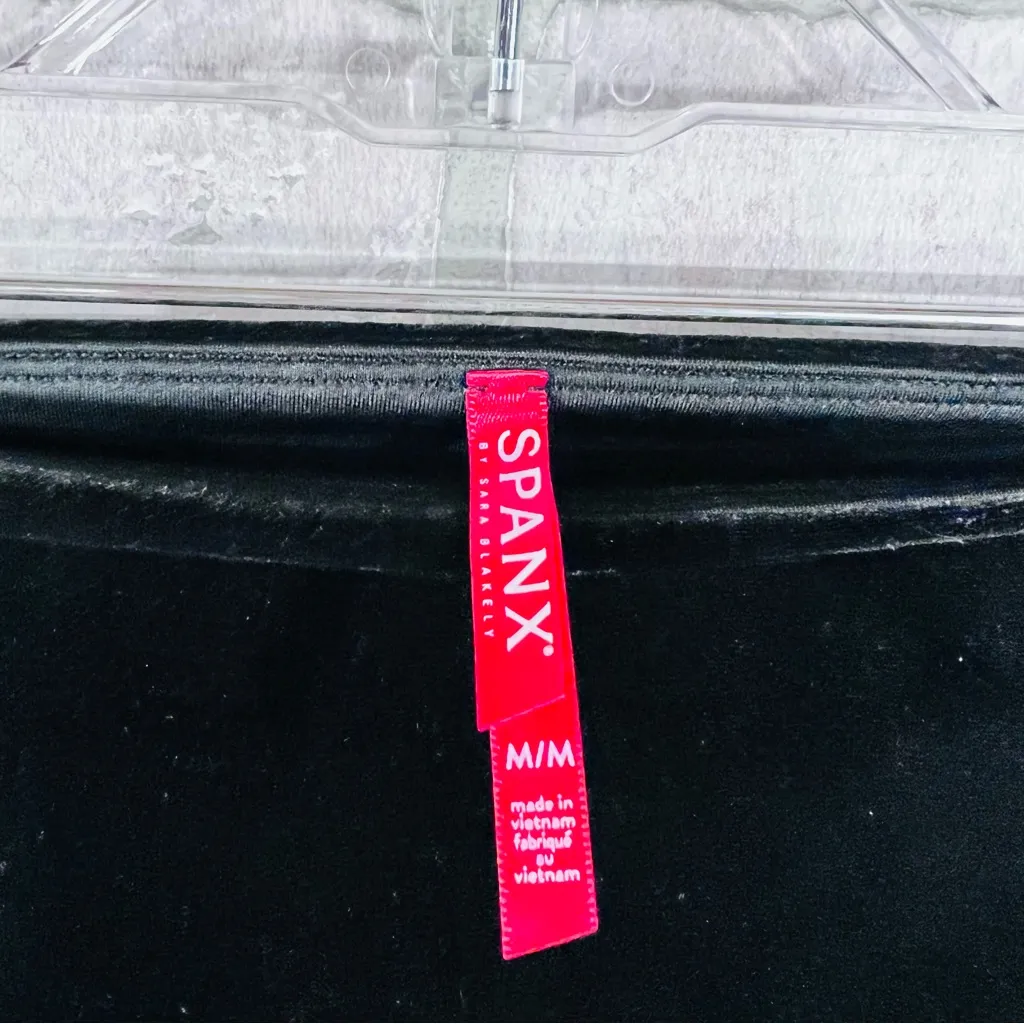 SPANX Velvet Black High Waist Leggings Size M Style 2070 - Image 7