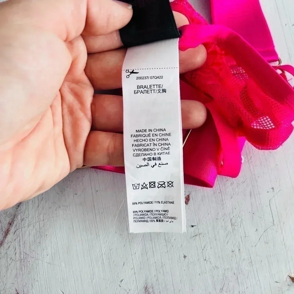 Private Collection by Hunkemöller Clementine Bralette in Pink Size Large NWOT - Image 11