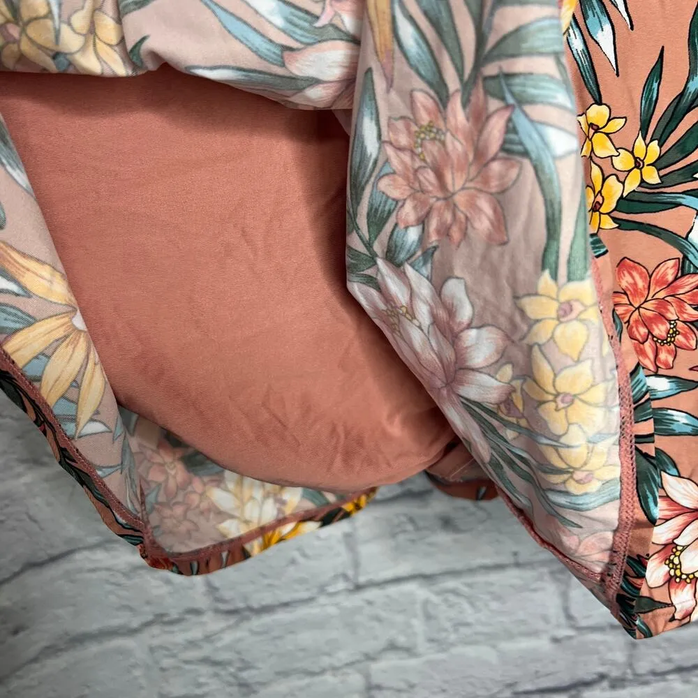 Swim Solutions Blush Pink Floral Swimdress One Piece Size 10 Slimming Empire New - Image 5