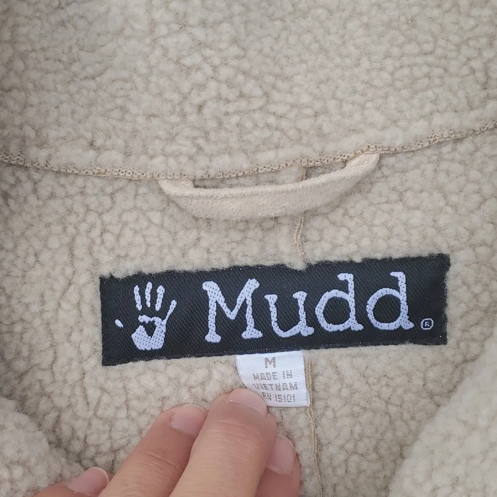 Mudd  Y2K Sherpa Lined Suede Jacket - Image 8