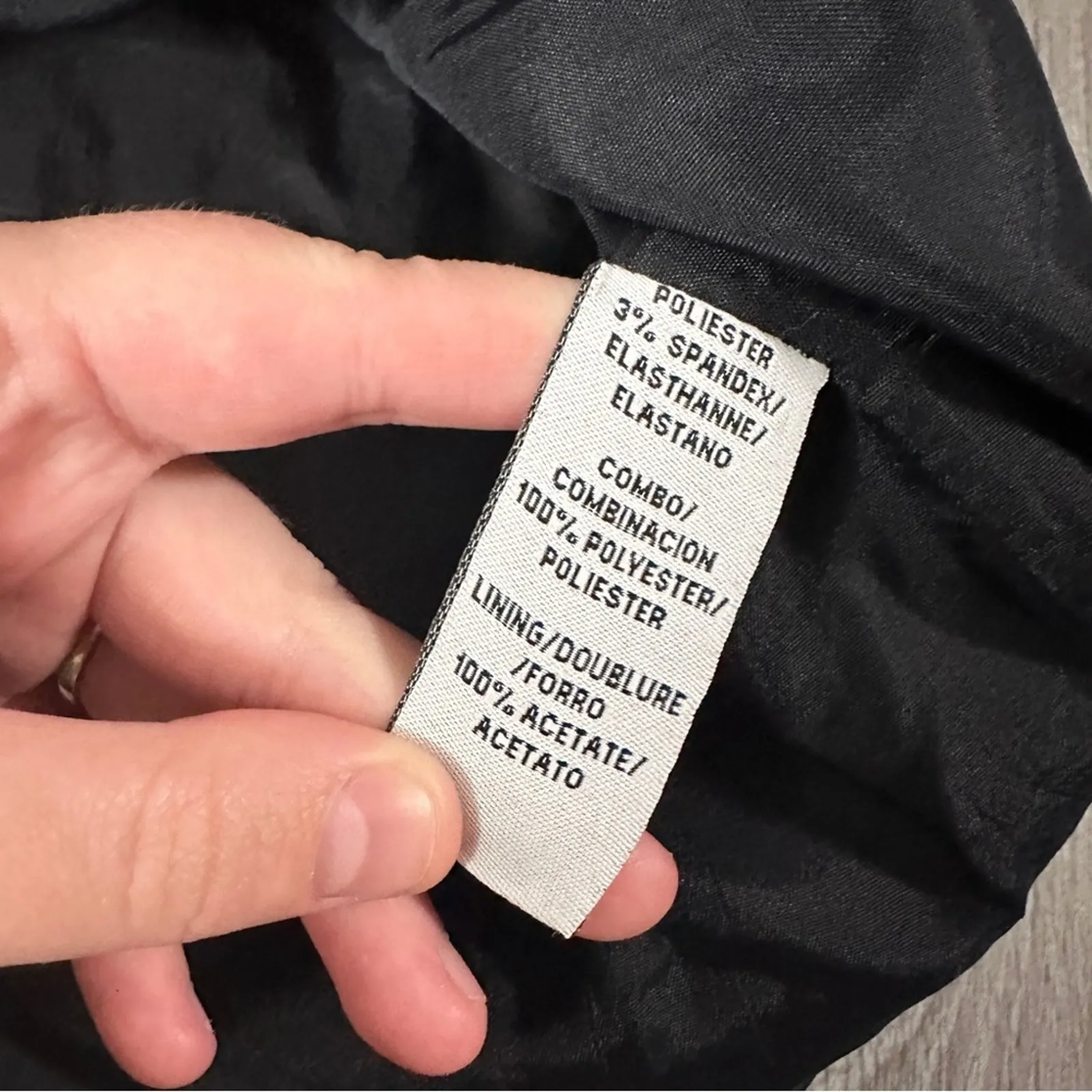 JS Collections Ruffle Collar Crepe Pink & Black Sleeveless Sheath Dress Size 10 - Image 7