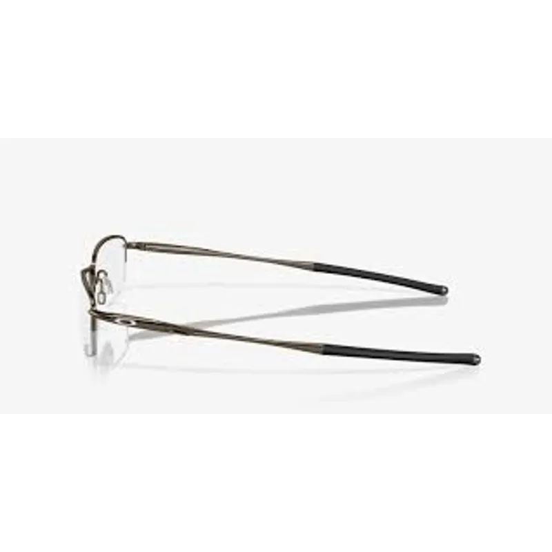 OAKLEY Clubface Men's Half Rim Glasses Eyeglass FRAMES Polished Brown Metal - Image 4