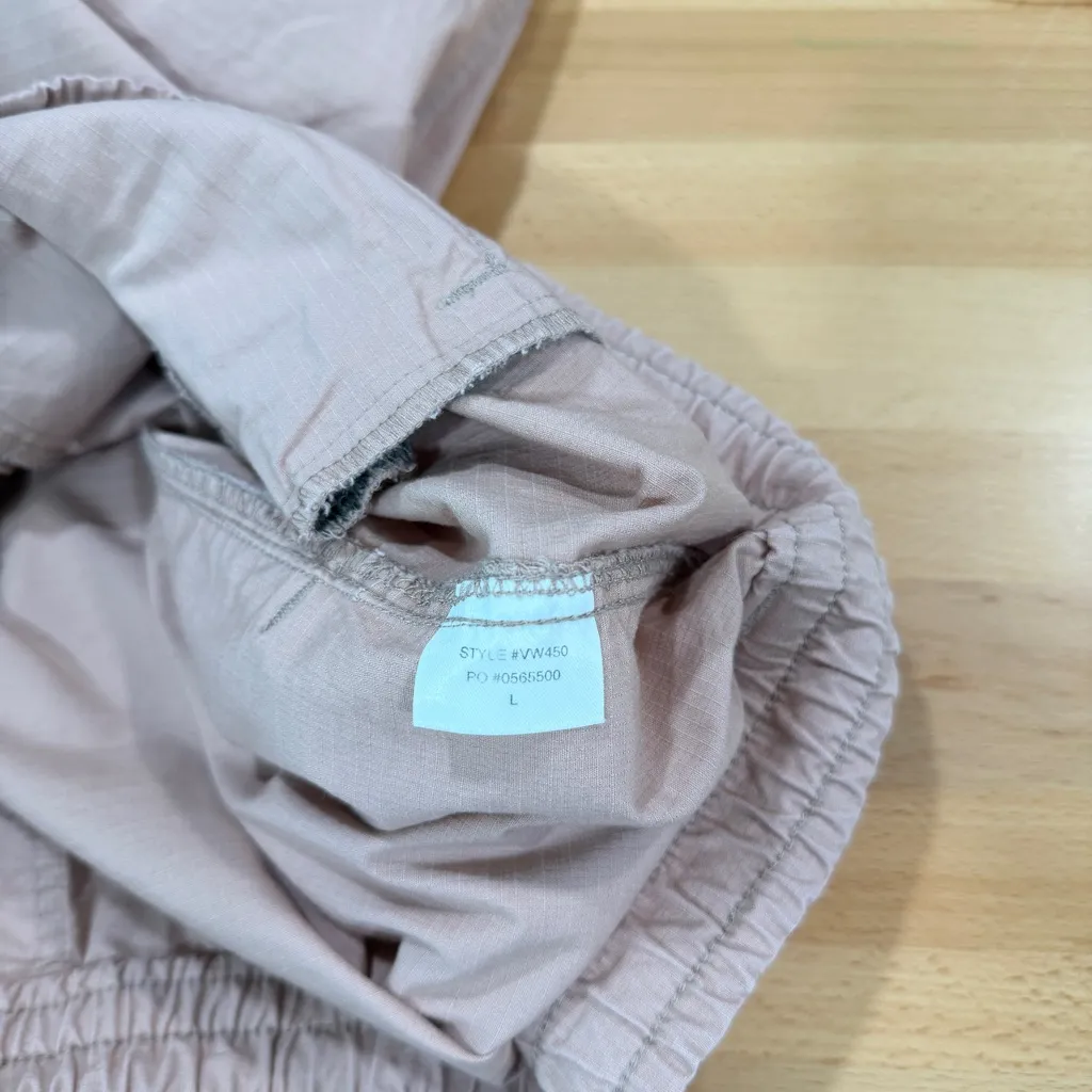 VUORI Women's Vintage Ripstop Pant in Dogwood Size Large Pull on Drawstring - Image 7