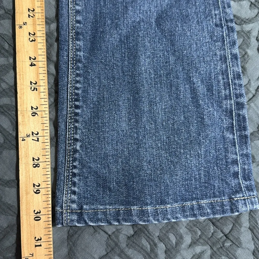 Joe's Jeans size W 26 denim boot cut low rise blue jeans zip button closure - Image 5
