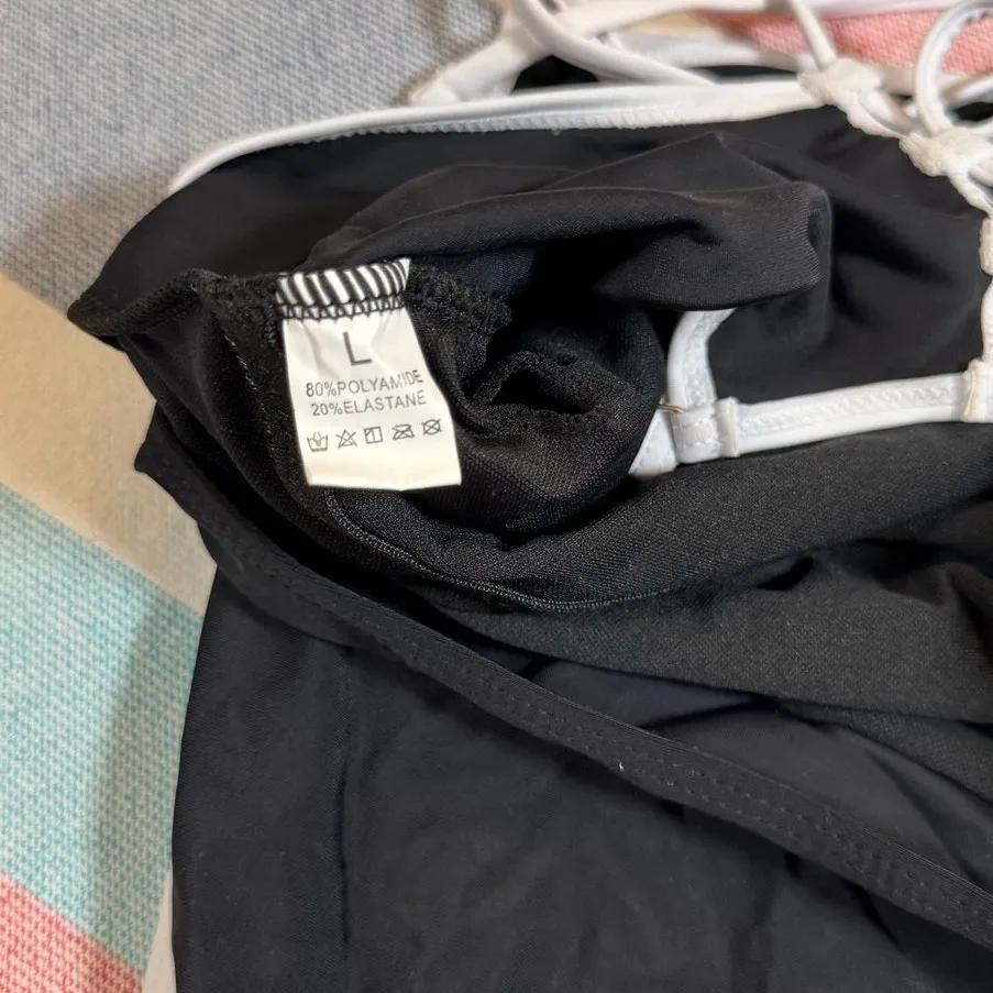 NWOT Black & White Sexy Lace - Image 7