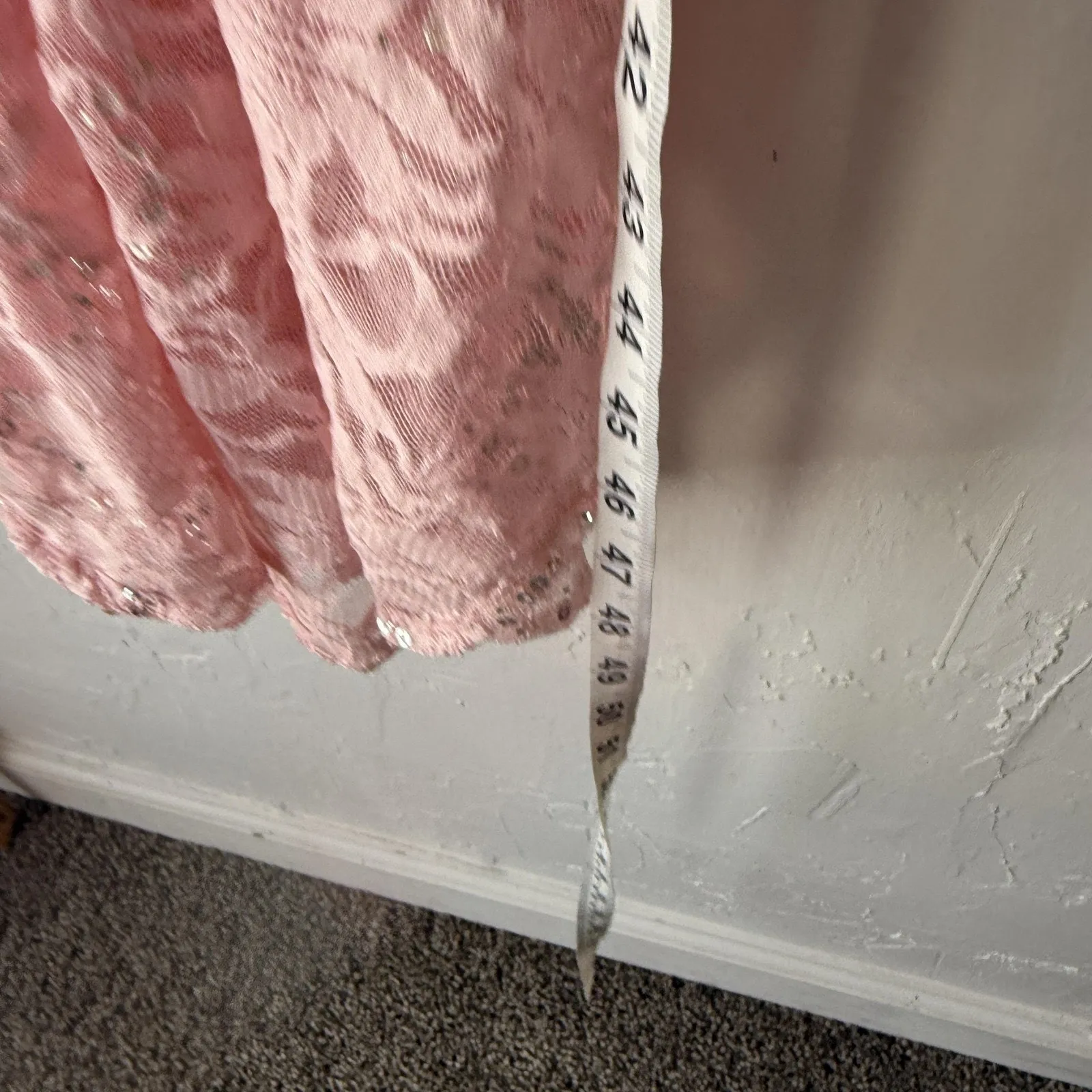 B. Smart Y2k Dress Fairy Size 1 Pink Lace Sequin High‎ Low Formal Prom Coquette - Image 8