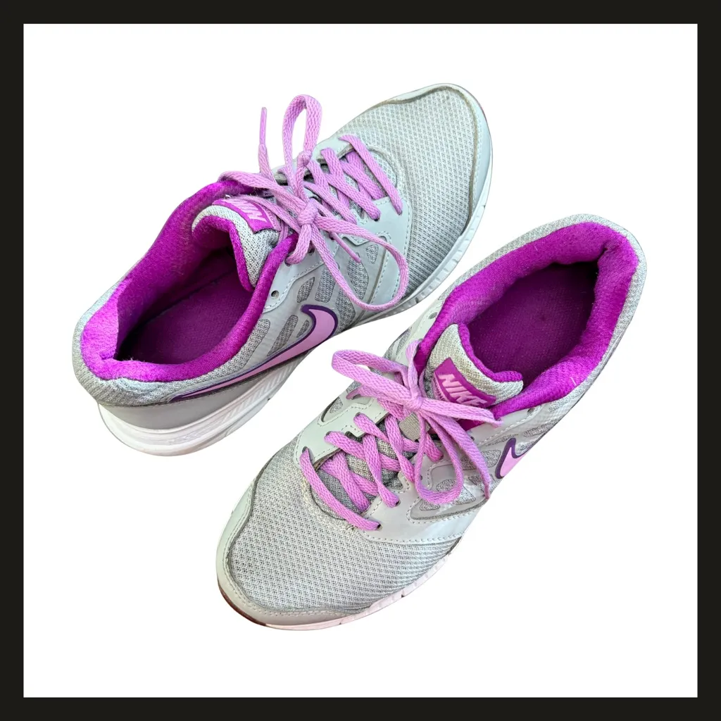 Nike Downshifter 6 Women’s Size 7 Grey Purple Running Sneakers 684765-017 EUC - Image 11