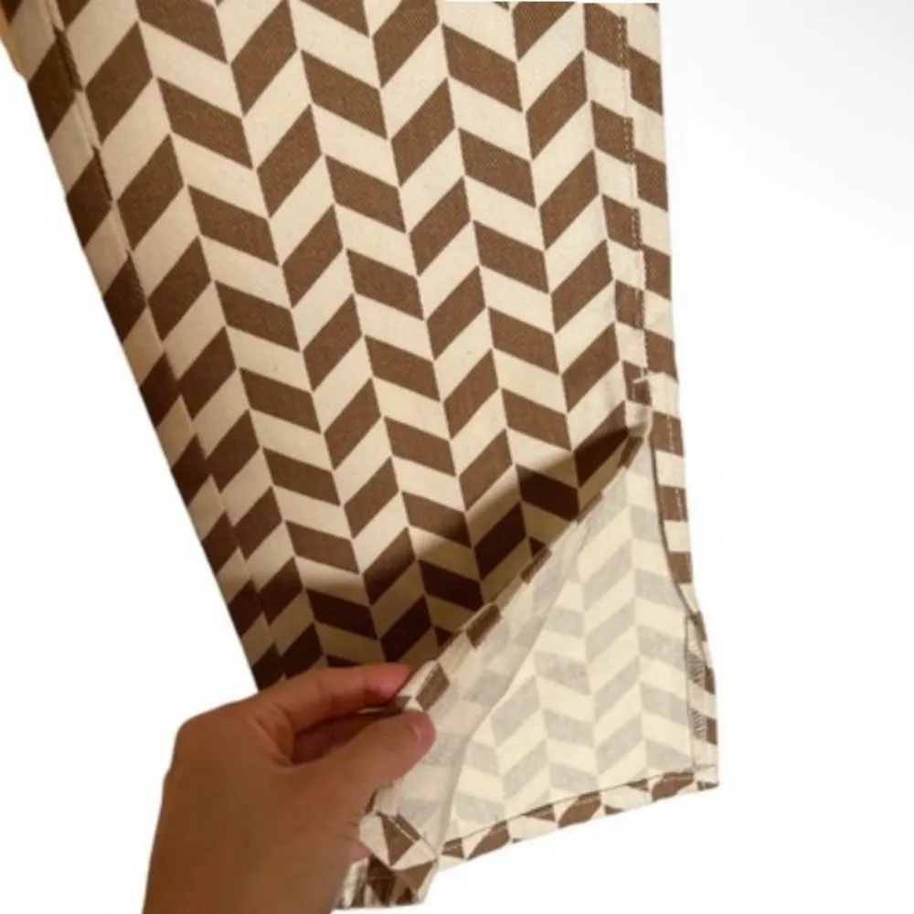 PacSun Brown Chevron Low Rise
Straight‎ Leg Jeans - Image 6