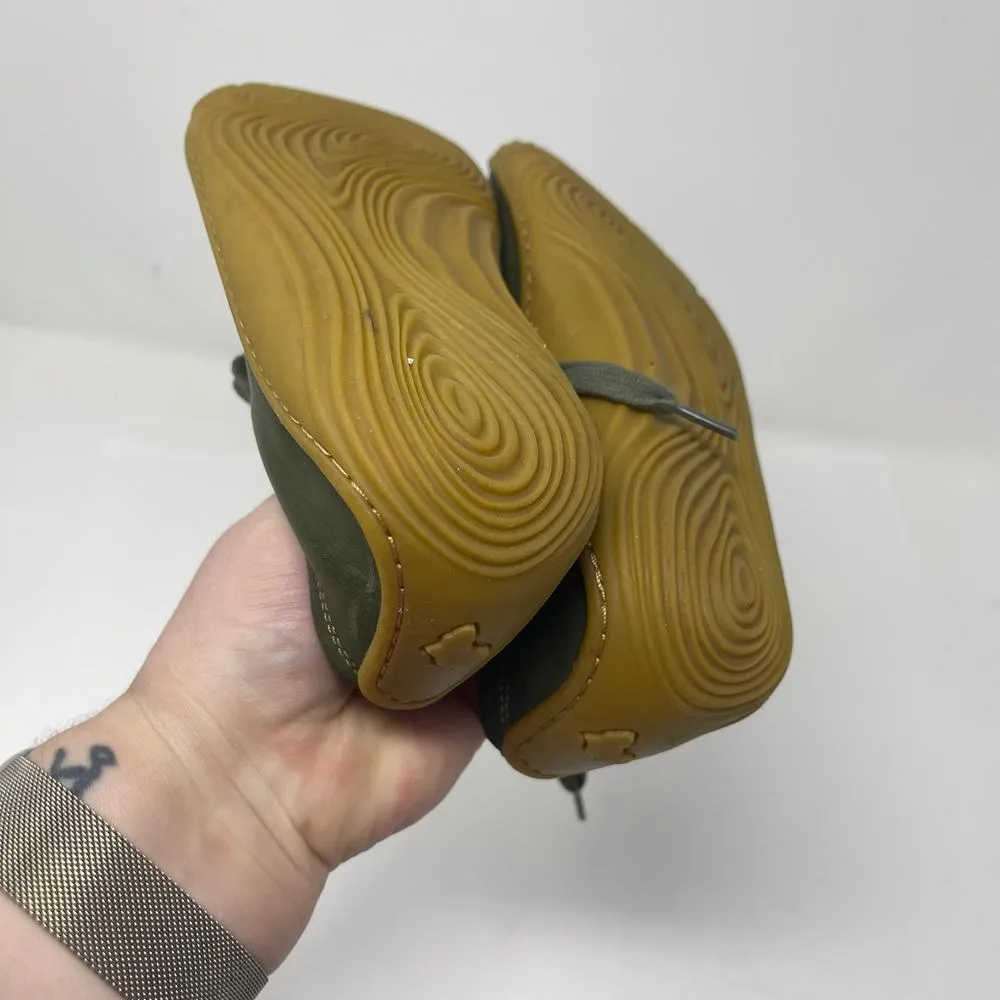 Vivobarefoot Addis Wild Hide Leather Women's Sneakers in green sz 35 US 5 - Image 8