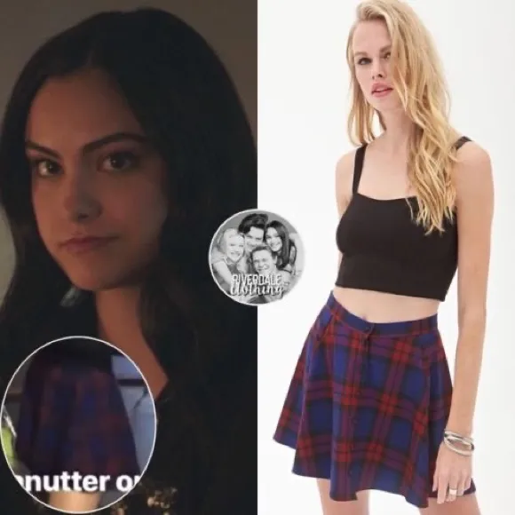 Worn on Riverdale Plaid flared skater mini skirt Size XS - Image 2