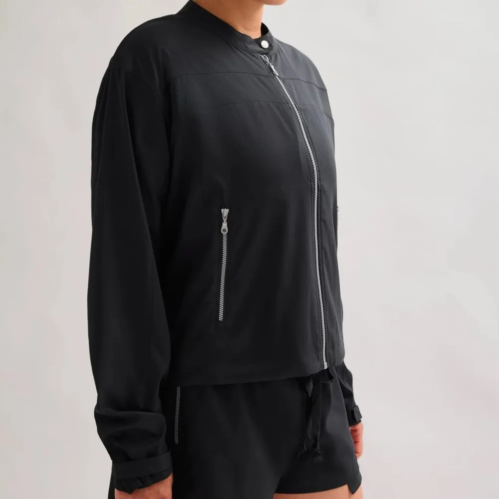 Girlfriend Collective Black Vista Moto Jacket Size Small NEW With Tags - Image 3