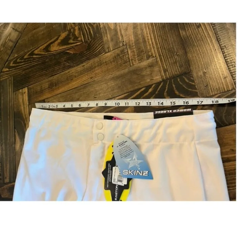 Easton Navy White Athletic Active Softball Pants Women XL League Comfy Blue - Image 12