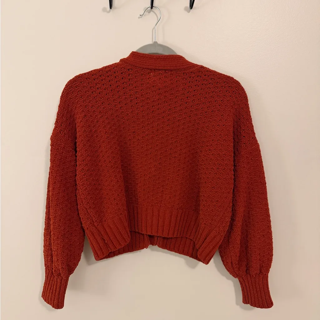 Pink Rose Women's Rust Cardigan Sweater - Image 2