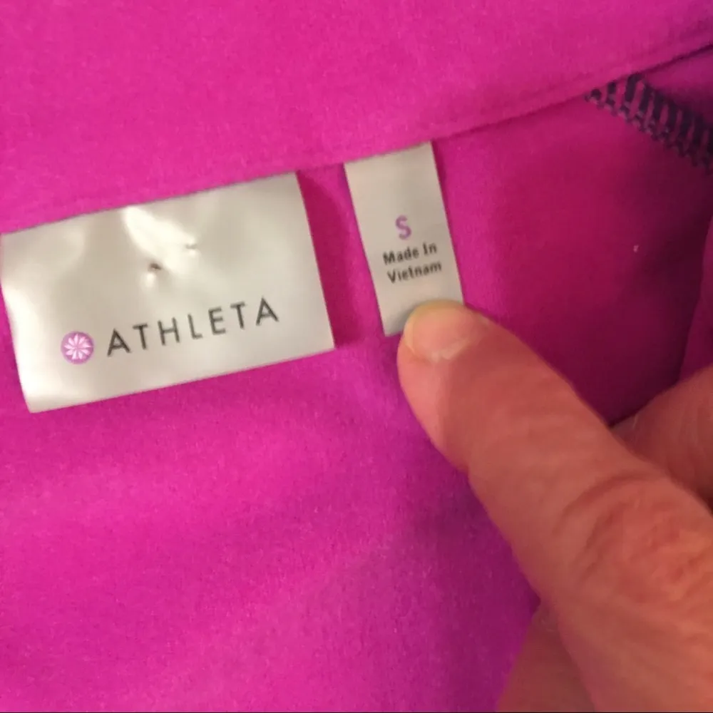 Athleta Alacrity Half Zip Jacket Coralade Size Small - Image 3