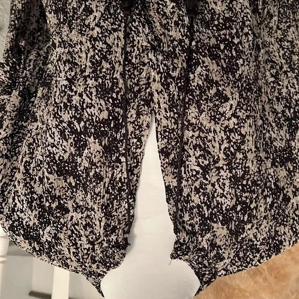 Leopard Smocked Mini Dress Size Small - Image 4