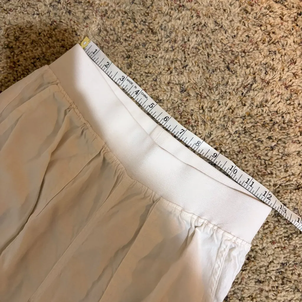 Faherty Arlie Day Pant Joggers White Linen Blend - Image 14