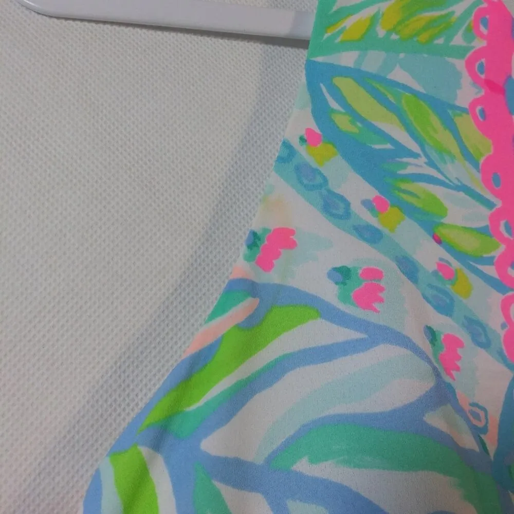 Lily Pulitzer Lyle Sleeveless Tank Blouse Bright Vacation Resort Size XS - Image 7