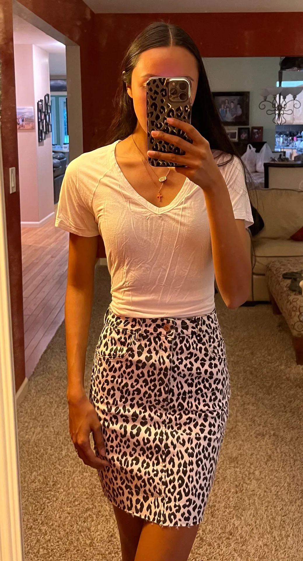 Cheetah Mini Skirt - Image 2