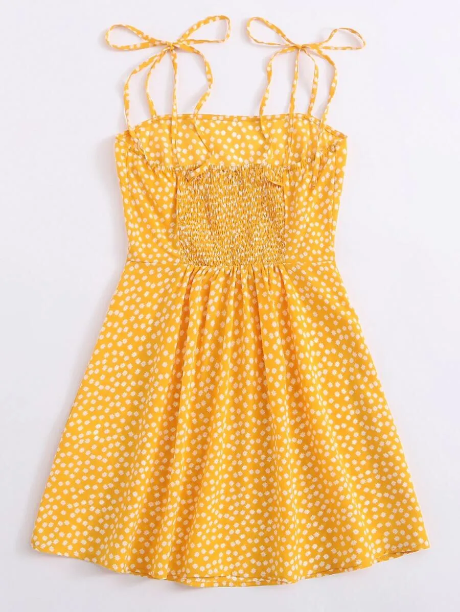 SheIn Yellow Sundress - Image 4