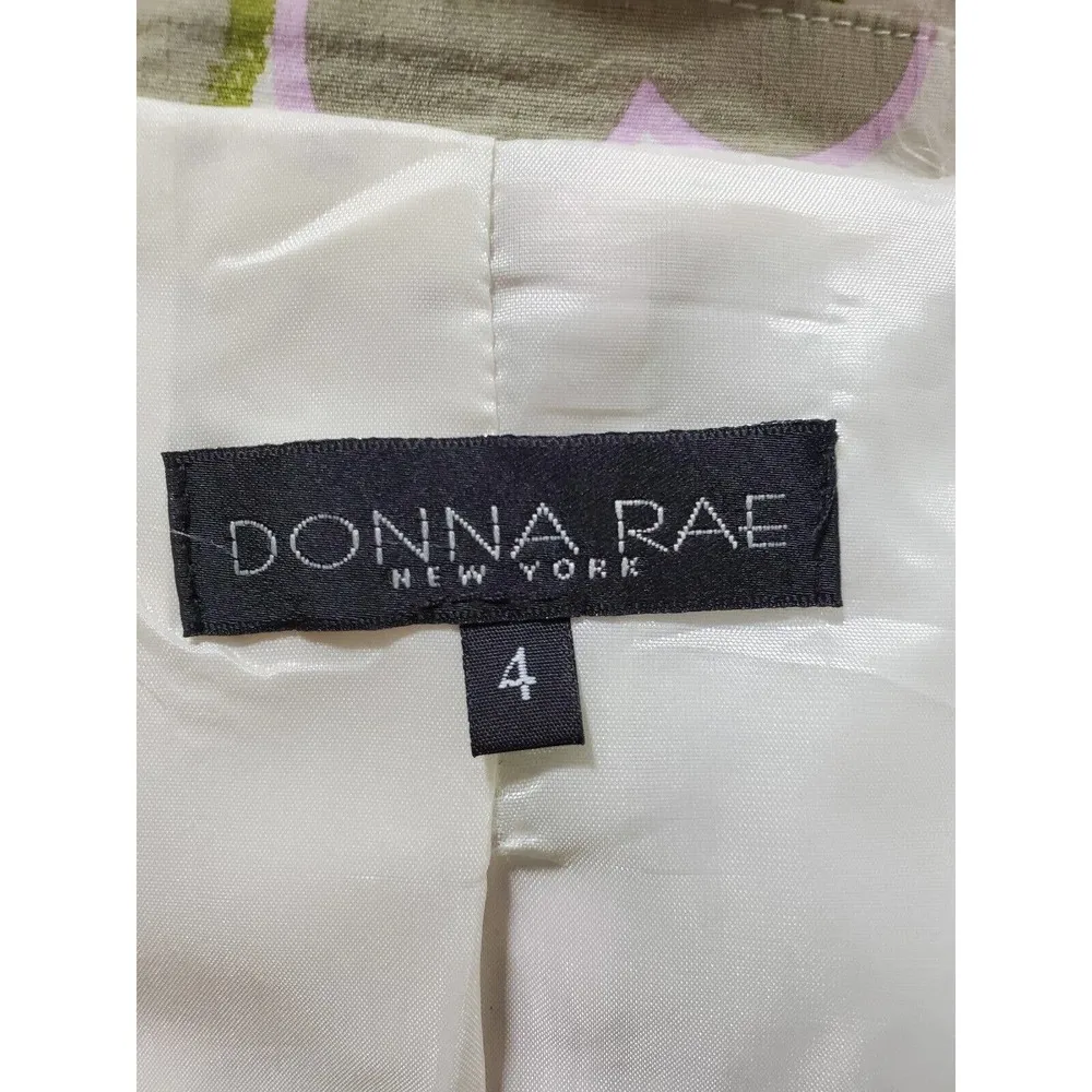 Donna Rae Women Beige Cotton Single Breasted Long Sleeve Casual jacket Blazer 4 - Image 8