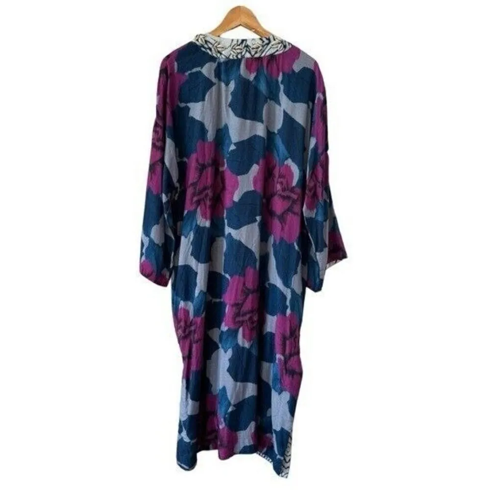 SOFT SURROUNDINGS Artika Kimono Topper Cowrie Shell Multi Color Size L/XL NEW - Image 4