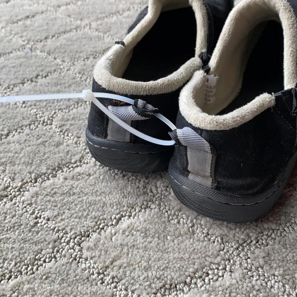 Jambu Black Velvet sherpa Lined All Terra Traction SlipOn warm cozy cabin sz 7 - Image 8