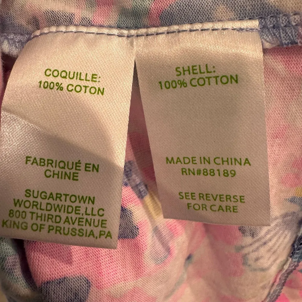 Lilly Pulitzer Long Sleeve  Davie Dress in Fan Sea Pants Print Preppy Coastal XS - Image 12