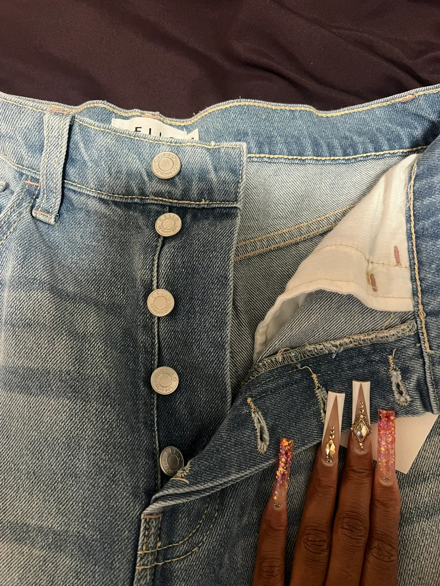 Lightwash Straight Leg Dad Jeans From - Image 6