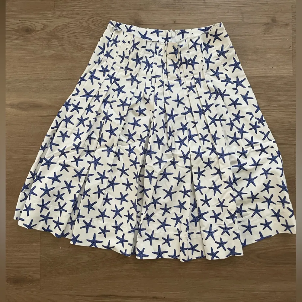 Kate Spade Brooke Street Starfish Pleated A-line Skirt - Image 3
