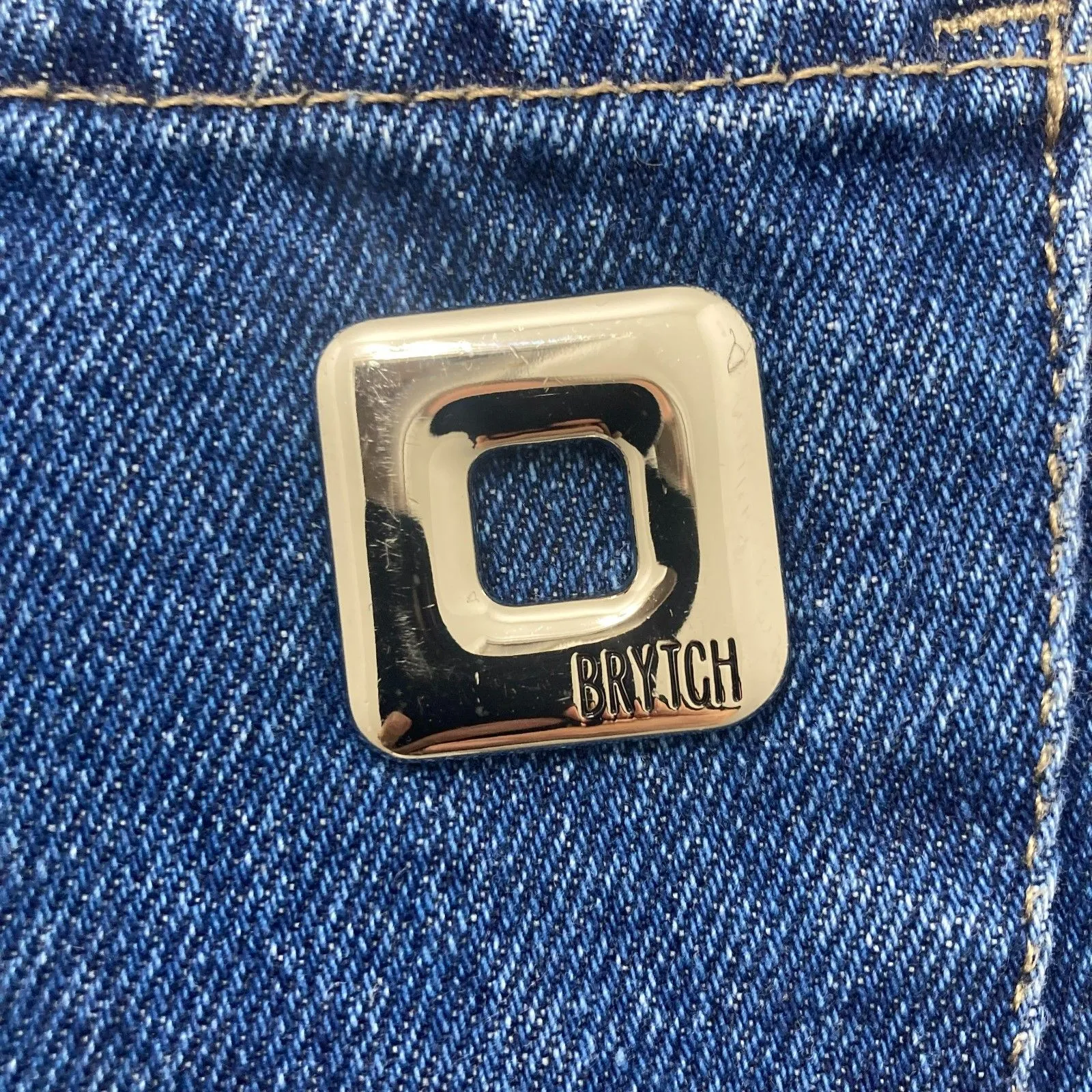 Brytch High Waist Mom Brazilian Jeans 42 (US 10 - Image 11