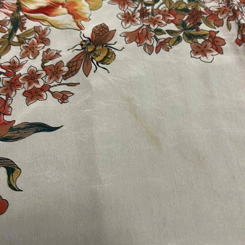 Pierre Cardin Floral Scarf Boho Lightweight Squared - Image 3