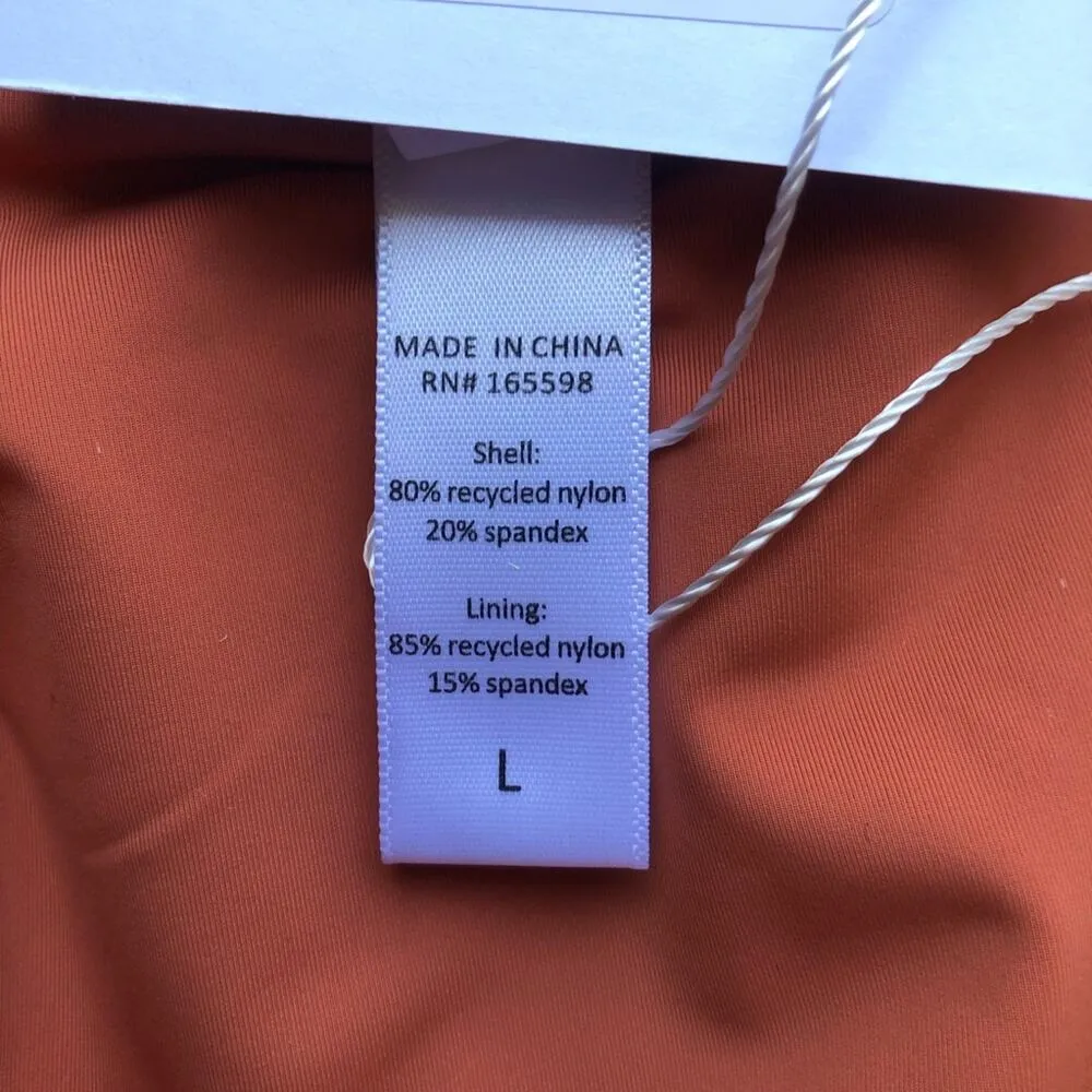 Andie NWT The Symi Sustainable High Leg Cut Low Rise Bikini Bottom Cedar Large - Image 8