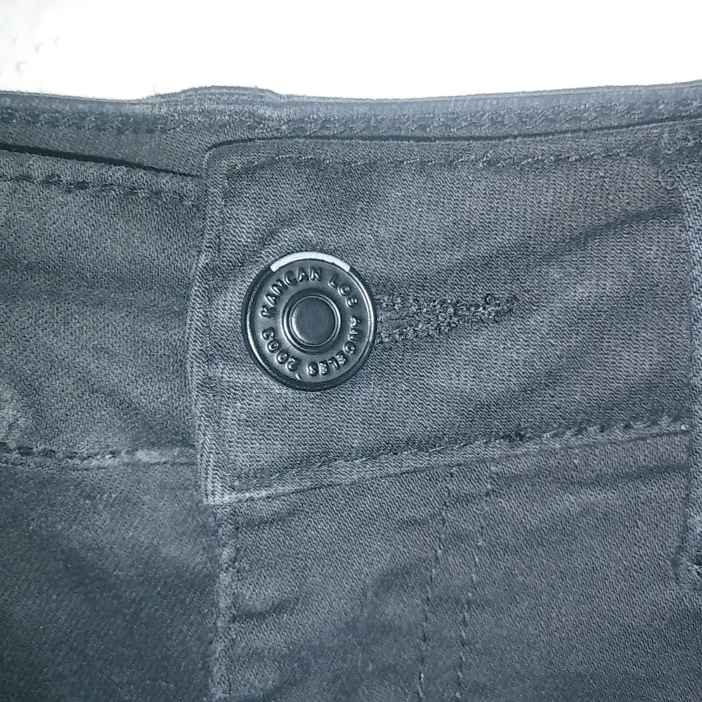 KanCan 25 High Rise Destroyed Black Jeans Shorts - Image 3