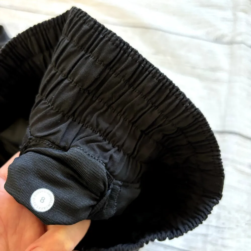 Lululemon Hotty Hot Short High-Rise Long 4" Women Size 8 Black - Image 3